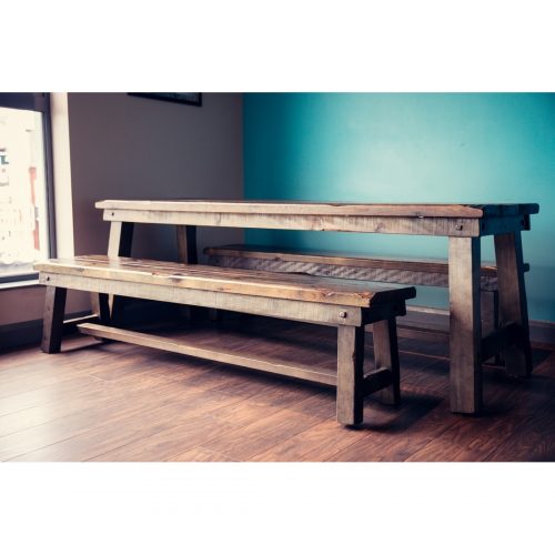 Warrington Large Table and Bench Set
