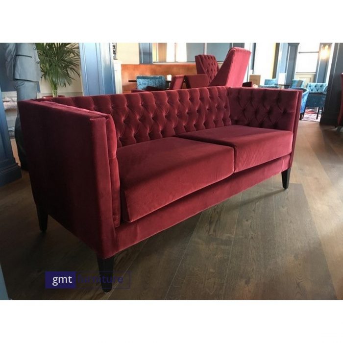 Sofa upholstered in chosen fabric